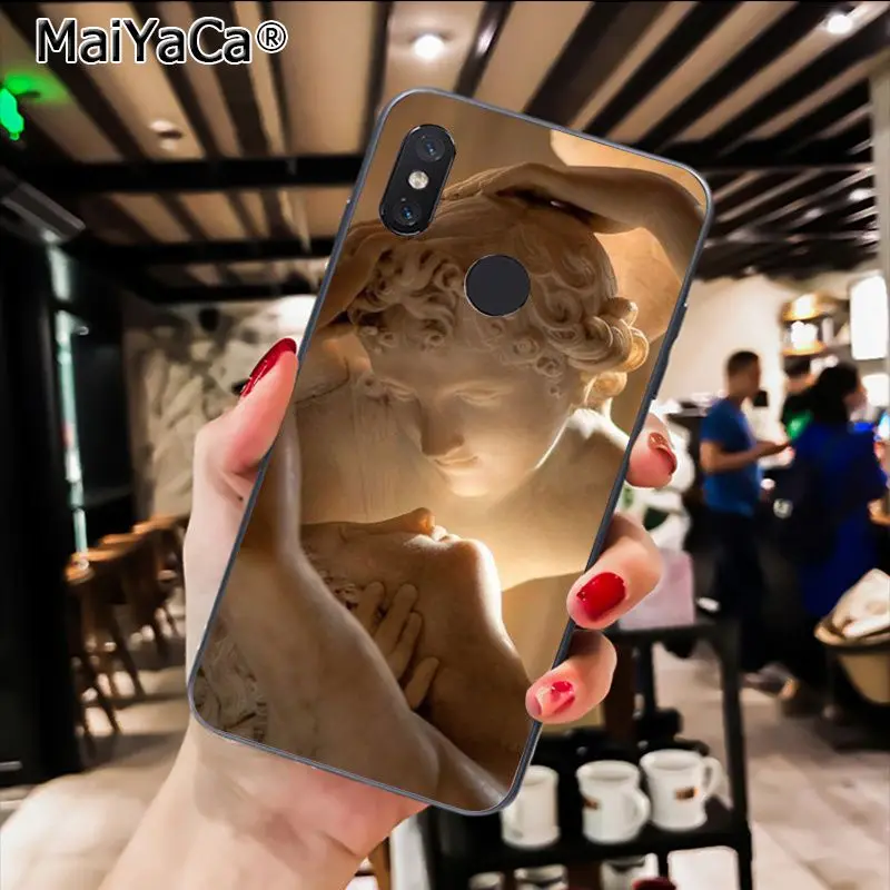 MaiYaCa Винтаж штукатурка статуя Давида эстетическое искусство ч для Xiaomi Redmi8 4X 6A 5A 7ARedmi5 5Plus Note4 5 7 A1 A2Lite