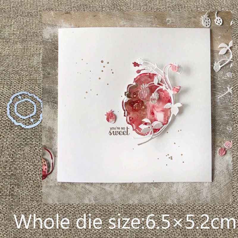 Новый дизайн ремесло металлические высекальные штампы 2 шт. рамка украшение