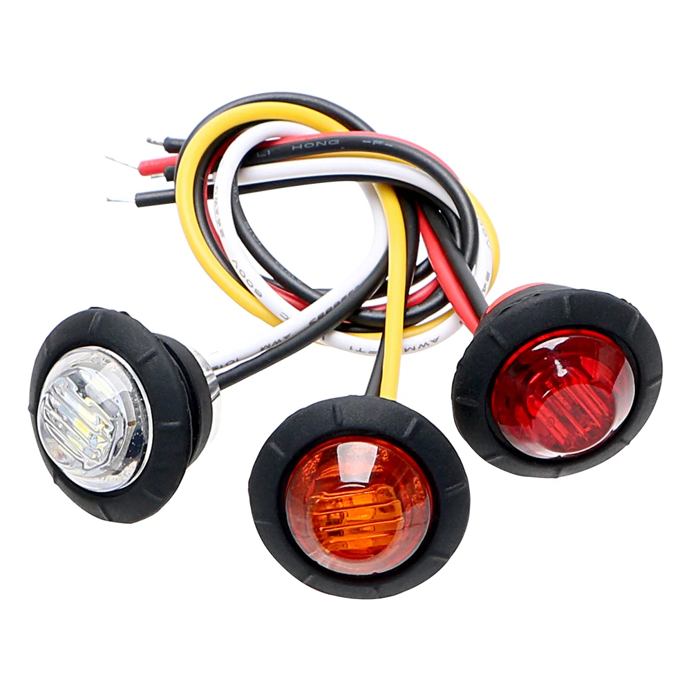 

2Pcs/set LED Side Marker Lights Car-styling Trucks Clearance Lights Signal Lamp Car Tail Lights Turn Signal Indicators