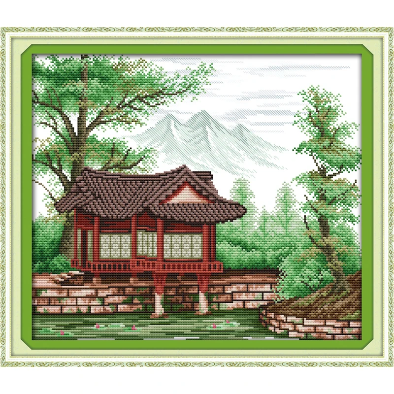 Everlasting Love Garden views(2) китайские наборы крестиков экологичный хлопок 11 14CT DIY