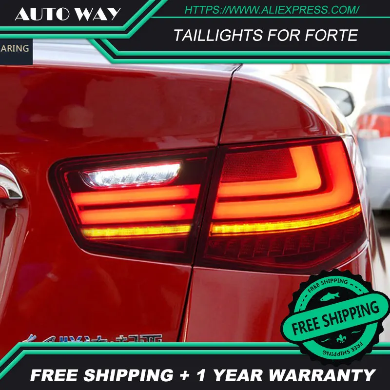 Автомобильный Стайлинг задний фонарь чехол для Kia Forte задние фары 2014 2018