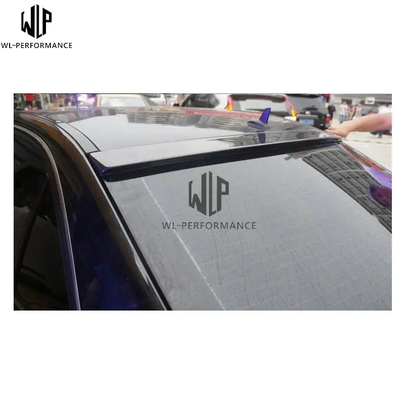 C Class Carbon Fiber Rear Roof / Top Spoiler rear trunk wing car body kit For Mercedes Benz W204 07-14 use | Автомобили и