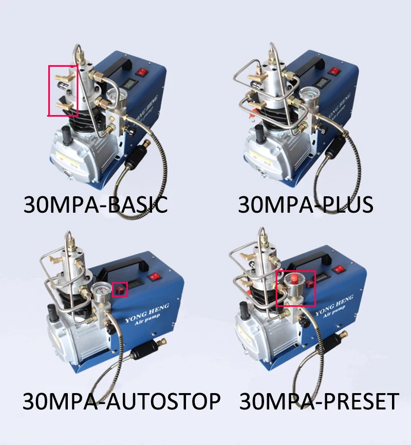 

30MPA 300BAR 4500PSI High Pressure Electric Compressor Reciprocating Air Pump for Pneumatic Airgun Scuba Rifle PCP Inflator