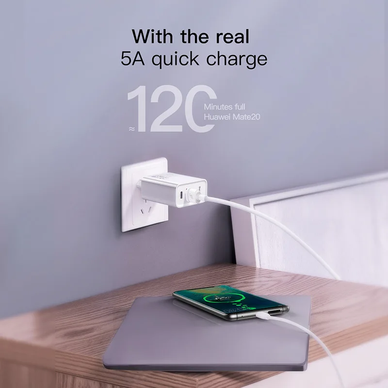 Зарядное устройство Baseus Quick Charge 4 0 3 30 Вт USB Type-C для Xiaomi iPhone X XS Huawei 5A | Мобильные