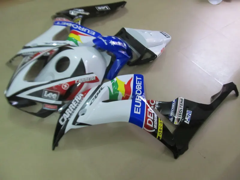 Набор обтекателей мотоцикла для HONDA CBR1000RR 06 07 CBR 1000RR 1000 RR 2006 2007 ABS белый красочный