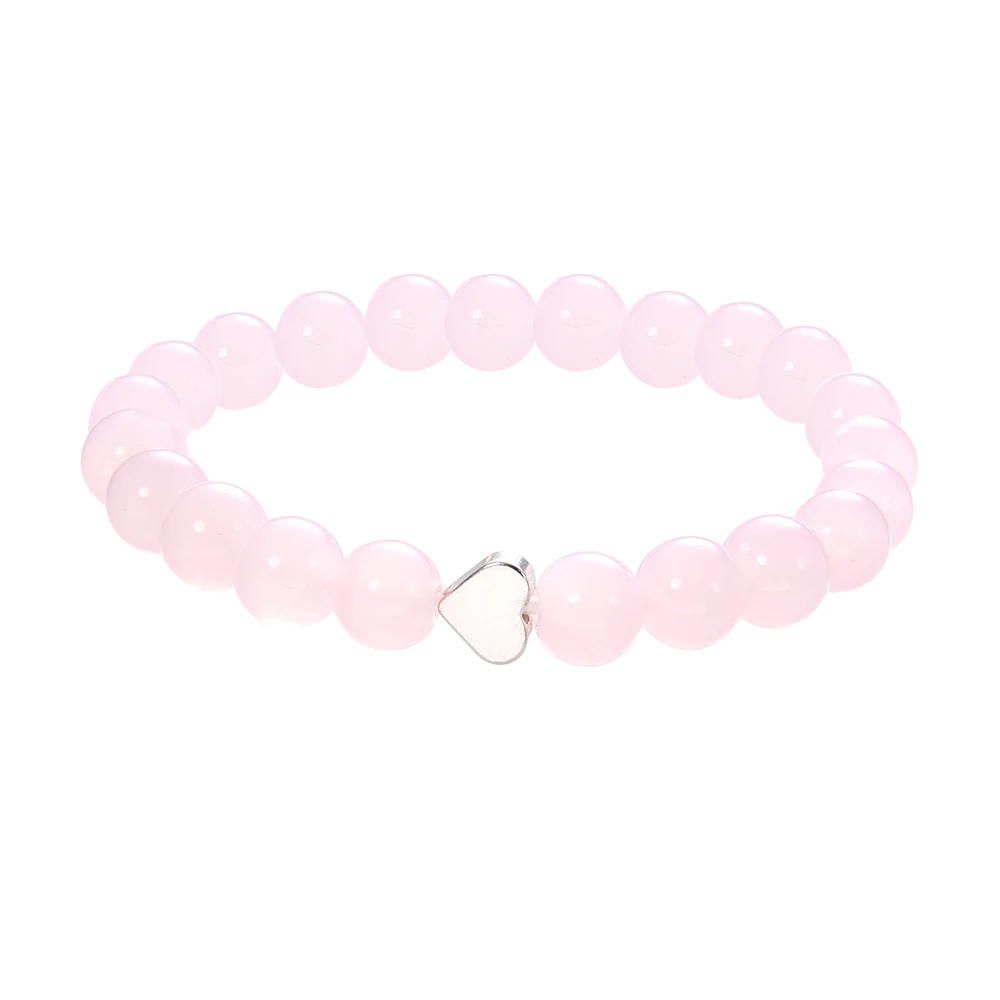 

Bohemian Pink Beads Heart Bracelet Set Fashion Dream Catcher Map Chain Pendant Multilayer Bangle Women Party Accessories Gift