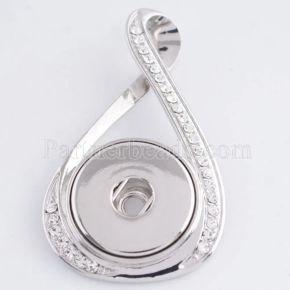 Новое поступление из металла подвеска кнопки Подвески подходят для ожерелье 18/20