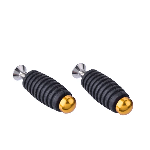 Gold Lever Toe Peg BJ M6 мотоцикл Шестерни рычаг переключения ручного тормоза носок колышки педали 6 мм для Yamaha YZF R1 R6 R3 R25 MT-03 MT07 MT09 MT10 FZ07 FZ09 FZ1 - Цвет: Gold Lever Toe Peg