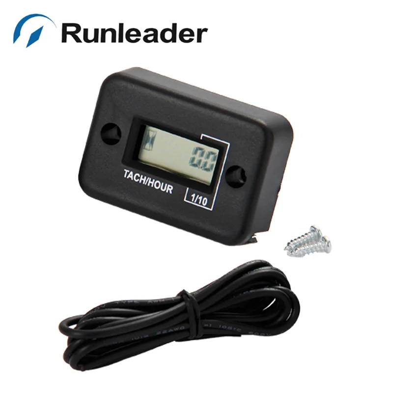 Цифровой водонепроницаемый индуктивный тахометр для бензинового двигателя