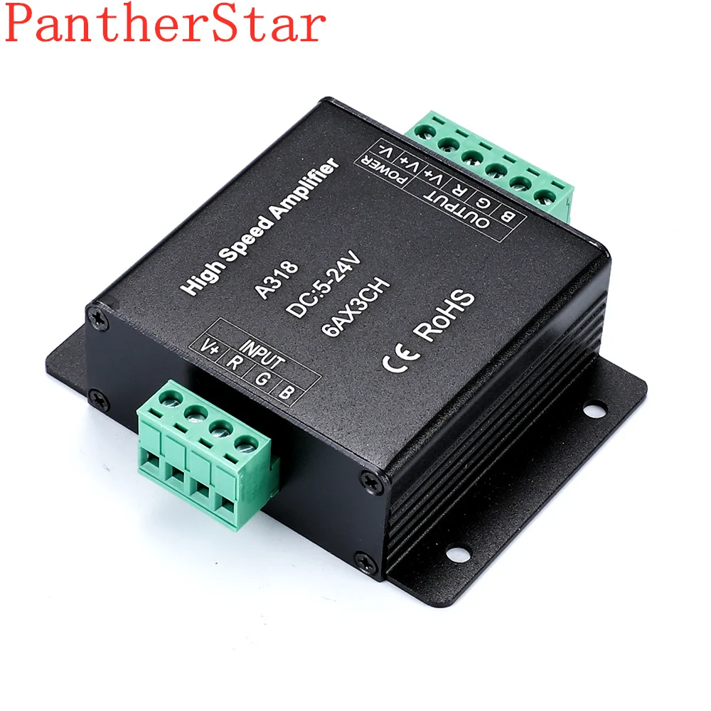 DC5-24V 18A/20A/20A A318/A420/A520 Led High Speed Amplifier For 5050 SMD RGB RGBW RGB+CCT Strip Light tape | Освещение