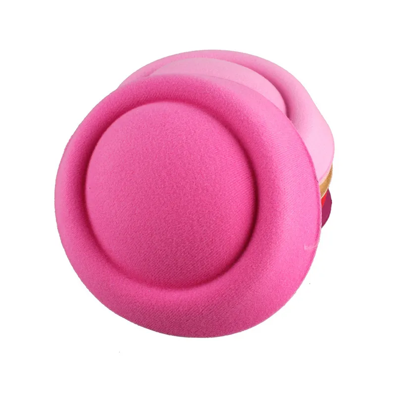 hot pink Высокое качество 6,"(16 см) 19color Мини Топ чародейные головные уборы распродажа вечерние головные уборы DIY аксессуары для волос шляпа-таблетка MH018 - Цвет: hot pink