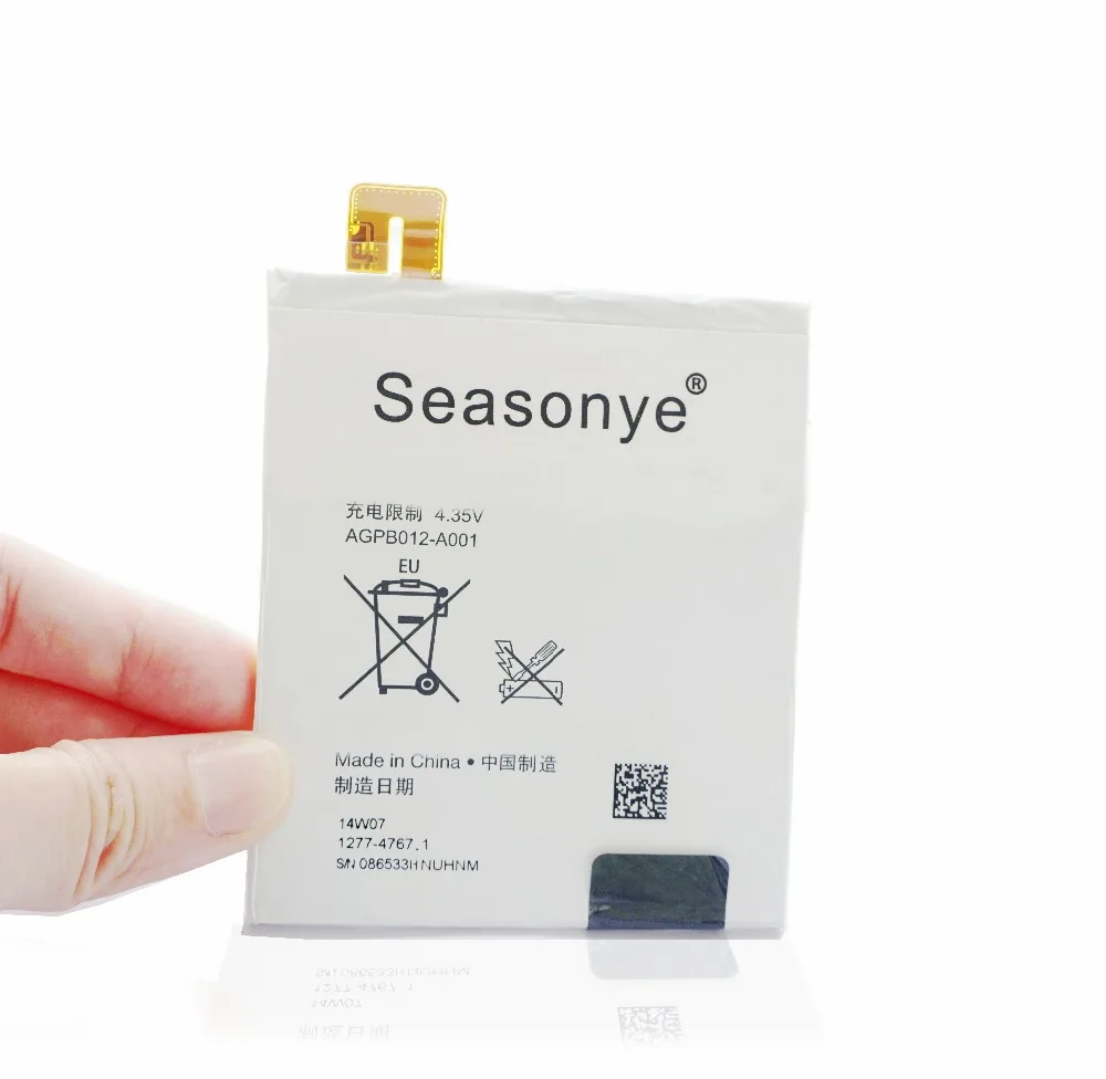 Seasonye 5 10 шт./лот 3000 мАч/11.4Wh AGPB012 A001 запасная батарея для sony xperia T2 ультра D5303 D5306 D5322 XM50t