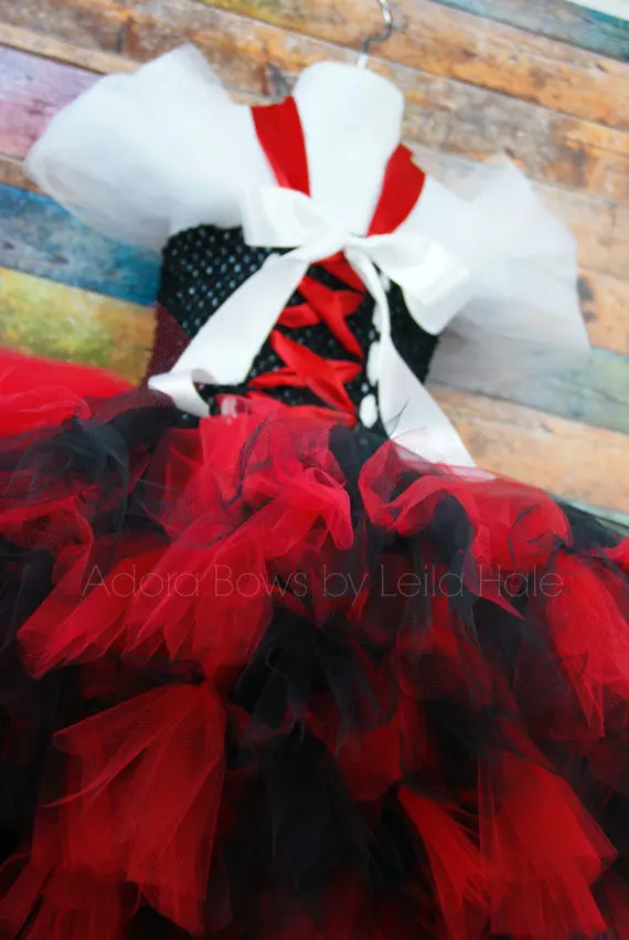 Детское платье-пачка пирата для костюмированной вечеринки девочек на Хэллоуин