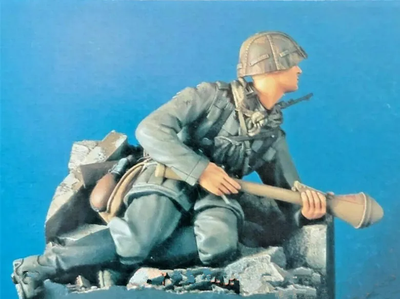 1:16 модельная фигурка из смолы в комплекте нераскрашенная 16191 (без