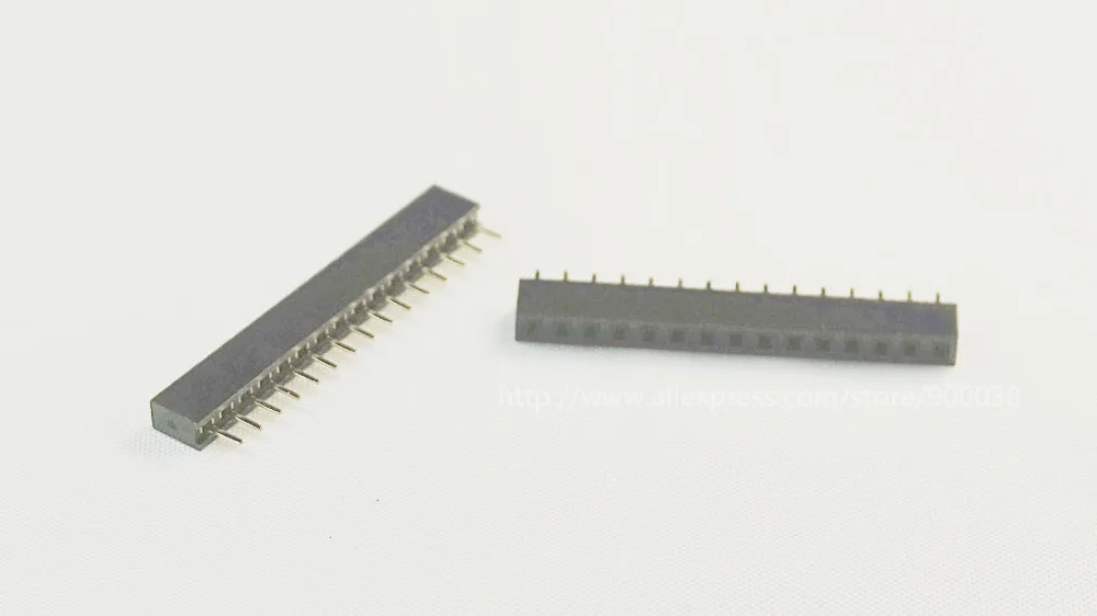 

1000pcs 1x15 P 15 Pin 2.0 mm PCB Female Header Pin Headers Single row Straight Through Hole Insulator height 4.30mm Rohs Reach