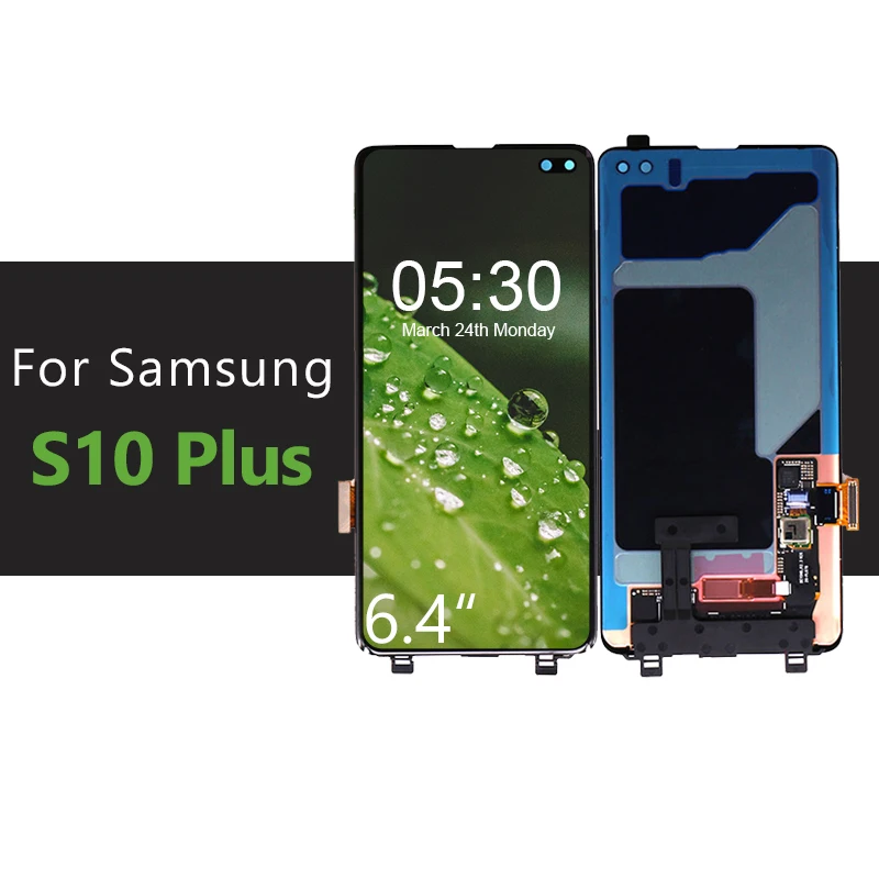 10 шт./лот для Samsung Galaxy S10 Plus G975 LCD с сенсорным экраном в сборе AMOLED Бесплатная