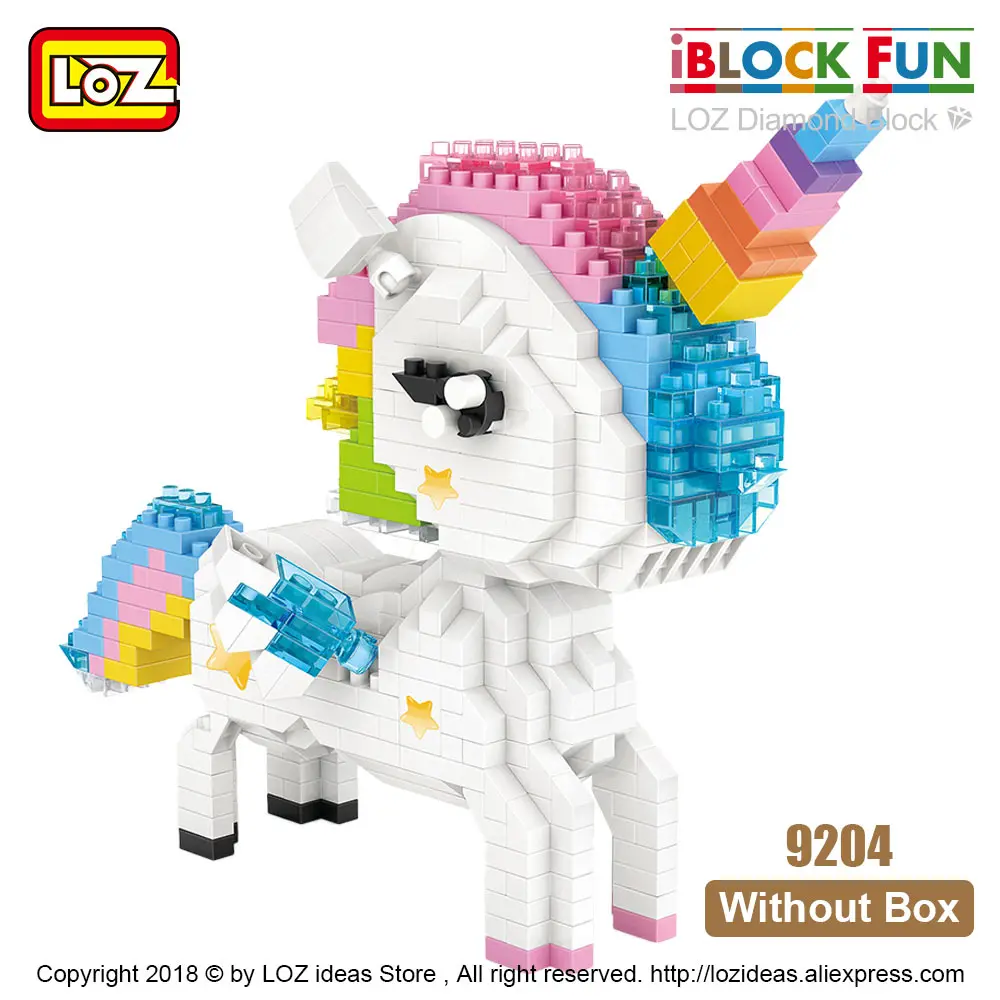 9204 Without Box LOZ, алмазные блоки, сборка, аниме, фигурка, Kawaii, мини микро строительные блоки, кирпичи, сделай сам, развивающие игрушки для детей, подарок - Цвет: 9204 Without Box