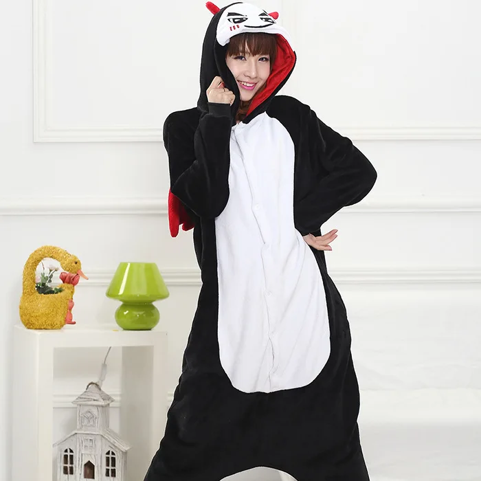 Новый животных стежка панда Пикачу череп мультфильм Onesie Пижама для взрослых