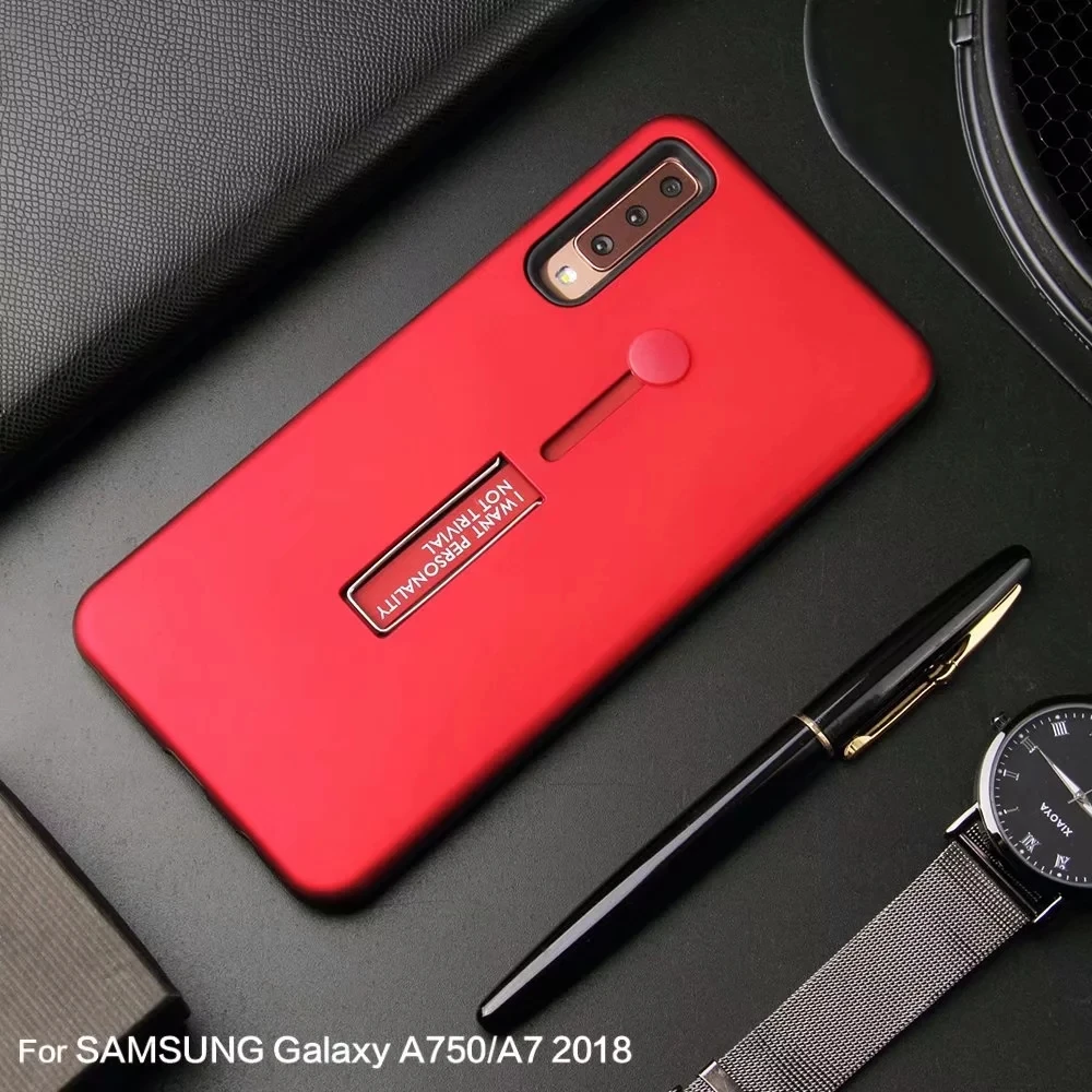 Чехол для Samsung Galaxy A7 2018 A750 роскошный мягкий силиконовый чехол из ТПУ с кольцом