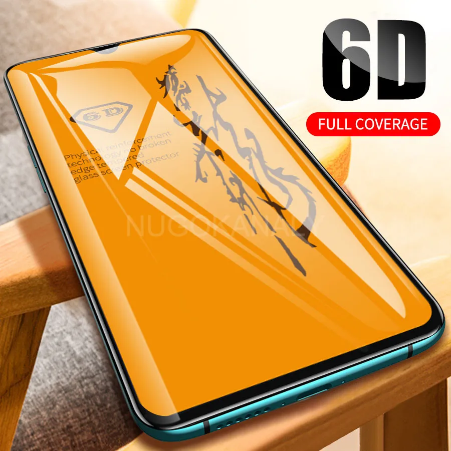 6D полная клейкая Обложка из закаленного стекла для huawei P30 P20 Lite Y9 Y7 Pro Y6 Enjoy 9 Plus
