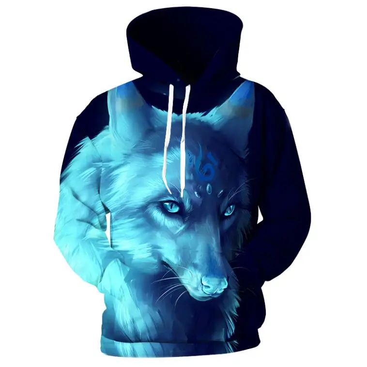 8 Cloudstyle, черные, белые повседневные толстовки, мужские, женские, 3D Толстовка, животное, собака, Хаски, волк, с принтом, толстовка, Забавный пуловер, зимняя куртка - Цвет: 8