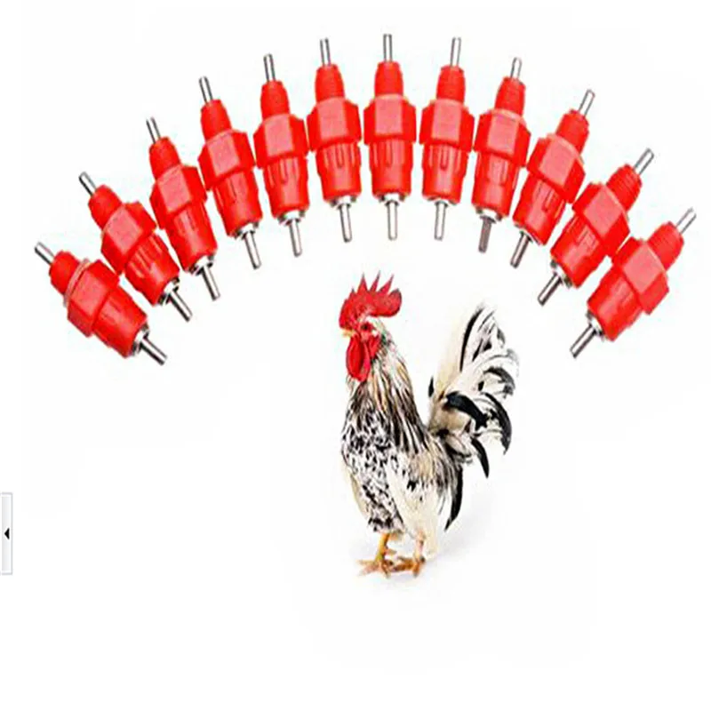 КАПЕЛЬНАЯ поилка для цыплят подвесная Питьевая чашка с красным шариком курица