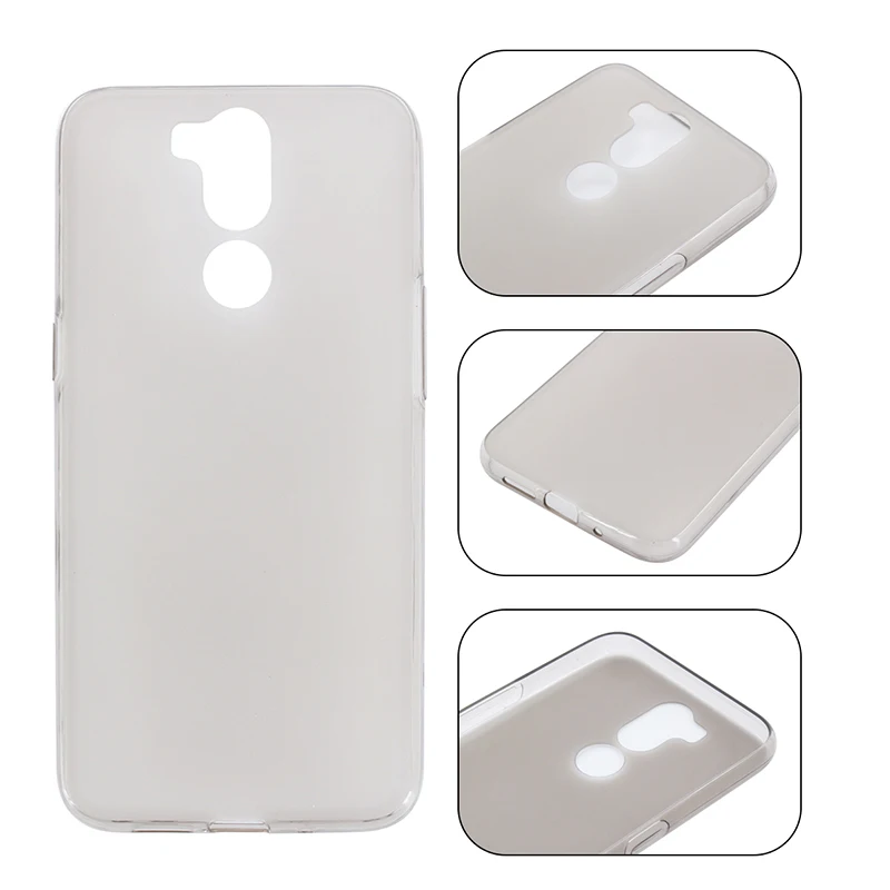 Ocolor для uhans I8 силиконовый чехол 5.7 &quotпрозрачный anti-Knock TPU телефона защитная крышка