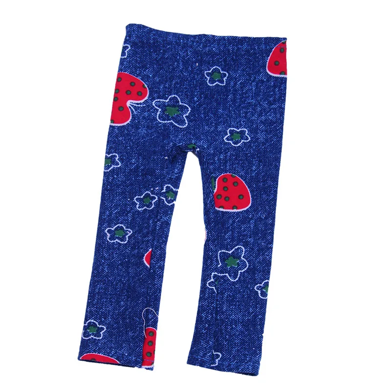 Клубничные Темно-Синие леггинсы подходят для куклы 18 дюймов кукла zaps 43 см.