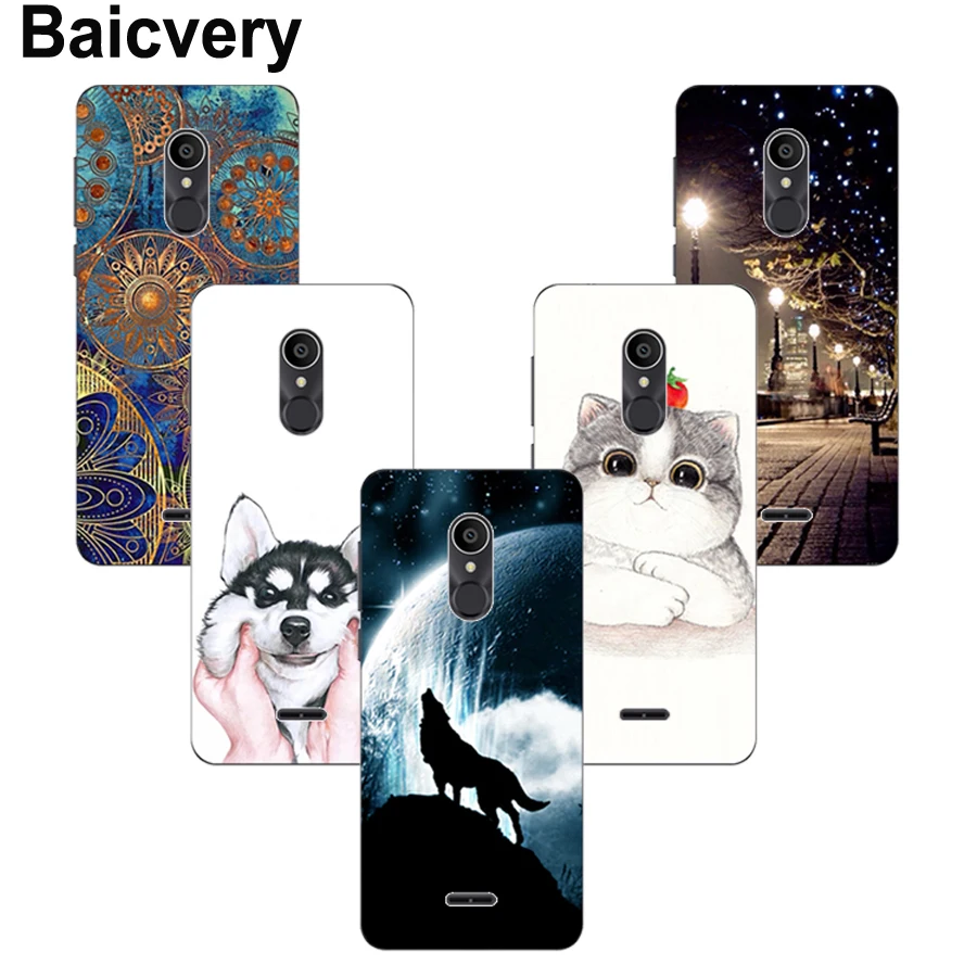 Милый мультяшный мягкий чехол для Alcatel 3C 5026D 5026 5026A 3 C силиконовый с рисунком