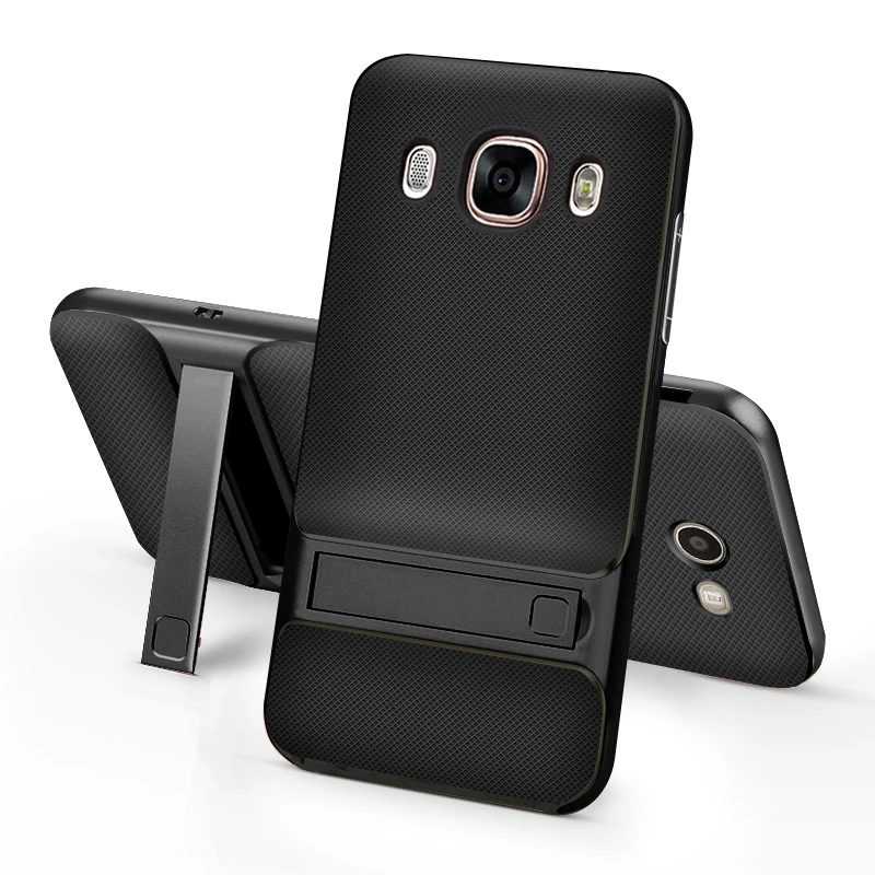 Чехол YonLinTan для Samsung Galaxy J7 2016 / 2017 J730 силиконовый оригинальный с задней стороны 360 телефон с держателем.