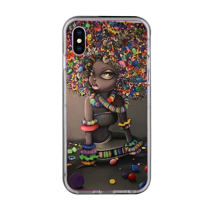 2Bunz Melanin Poppin Aba чехол для телефона iphoneXS XR 8 8Plus XS Max 7 7Plus 6S 6splus 5S SE Plus | Мобильные