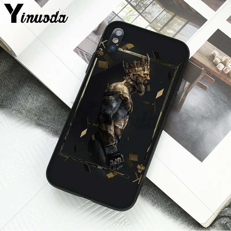 Yinuoda Conor McGregor UFC высококачественные аксессуары для телефонов Чехол для Apple iPhone 8 7 6 6S Plus X XS MAX 5 5S SE XR мобильных телефонов