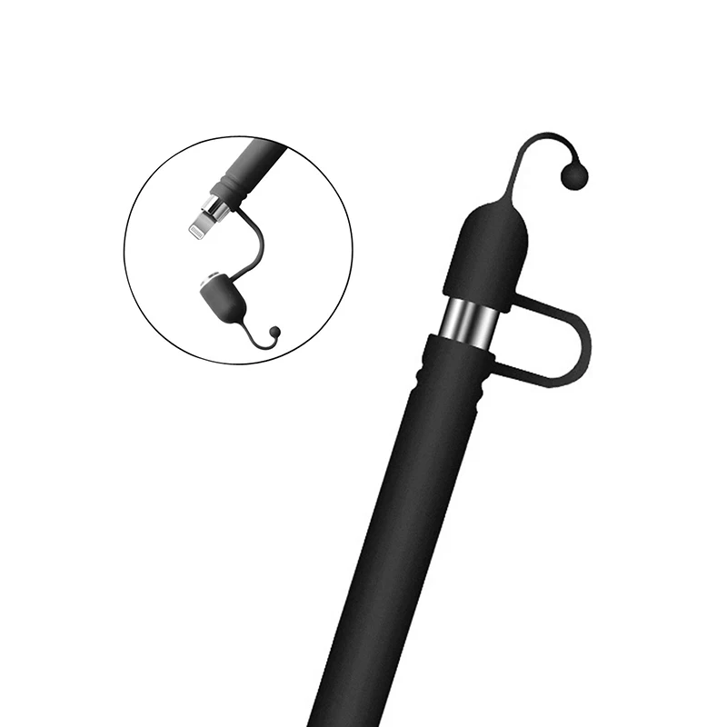 Мягкий силиконовый чехол для Apple Pencil iPad Tip Cover Holder Tablet Touch Pen Stylus 360 полной защиты