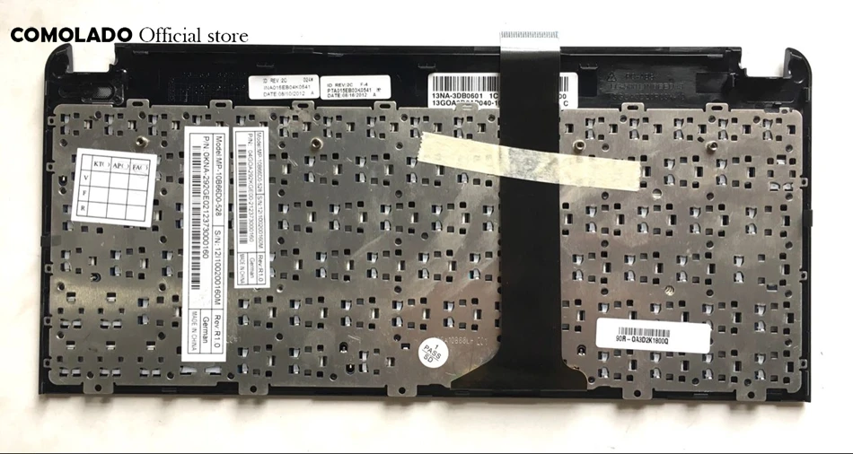 GR немецкая клавиатура для Asus Eee PC 1015 1015B 1015BX 1015PW 1015CX 1015PD 1011 1015PX с черной рамкой