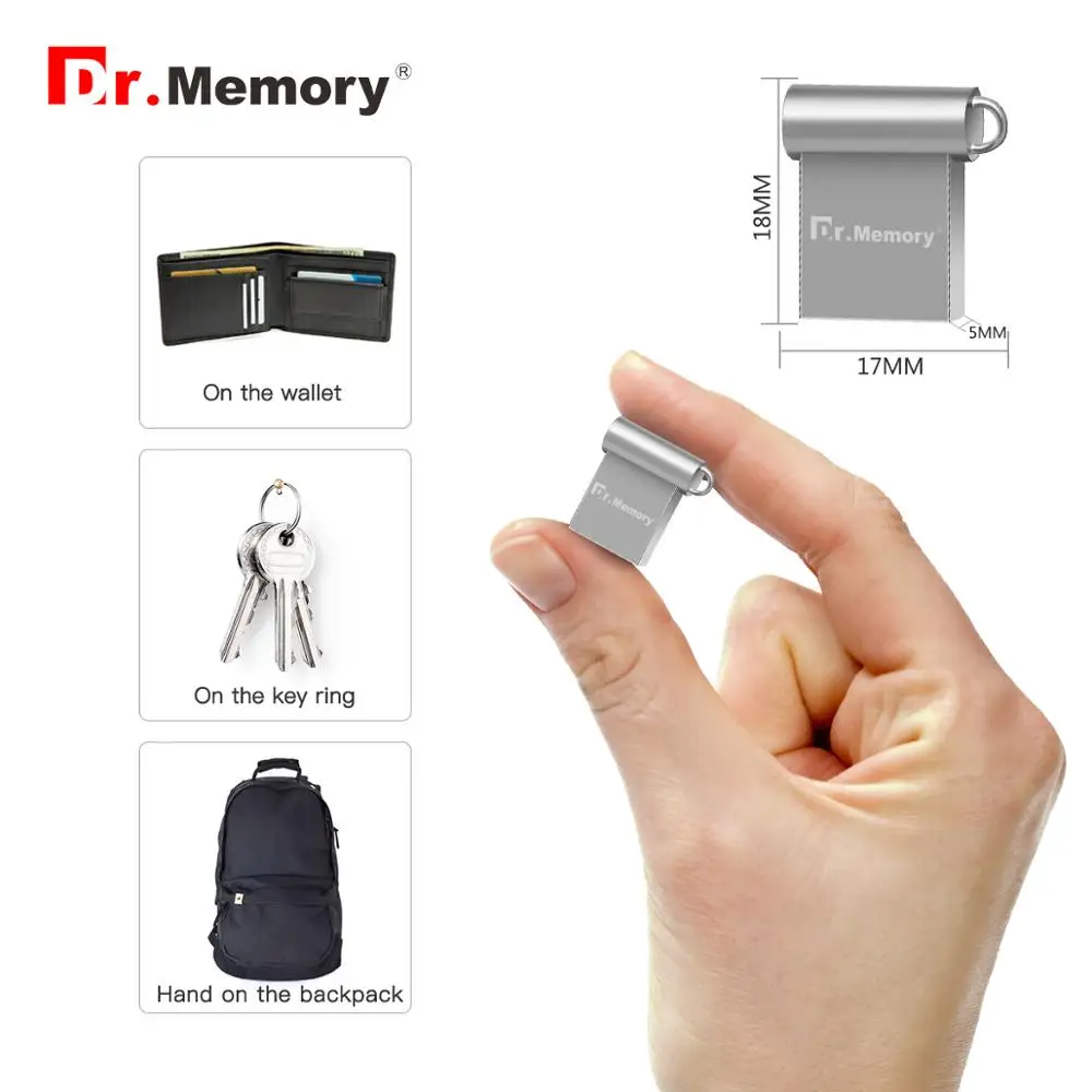 Usb 2 0 Металлический мини-флеш-накопитель 4 ГБ 8 16 32 64 | Компьютеры и офис