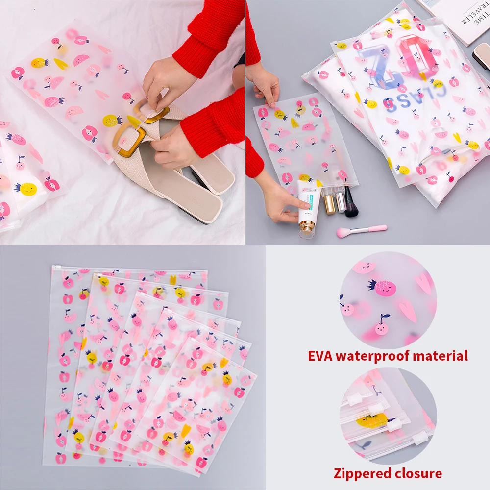 1 шт. милый фруктовый дорожный мешок для хранения одежды сумка упаковки багажа