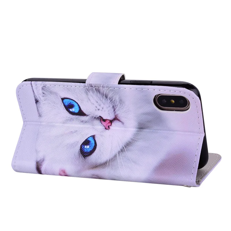 Для iphone 7 8 6 Plus X XR XS Max чехол кожаный бумажник флип-чехол для Coque iphone 7 5S SE 6S чехол для телефона Магнитный