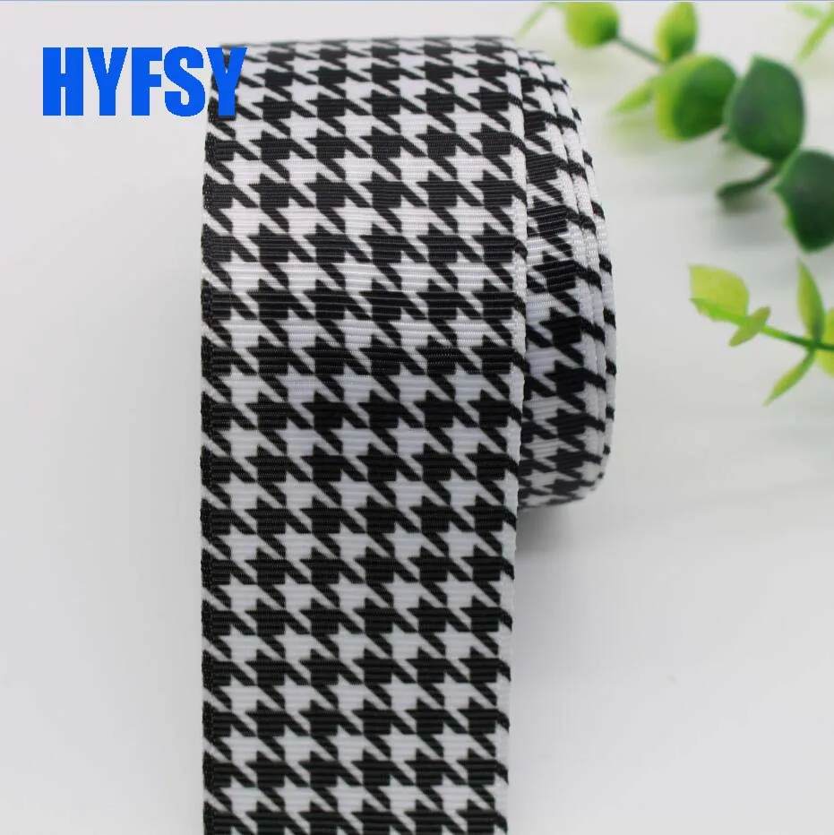 Hyfsy 10093 25 38 мм клетчатая лента 10 ярдов DIY украшения для волос подарочная упаковка материалы ручной работы бант корсажные ленты плед - Цвет: 3