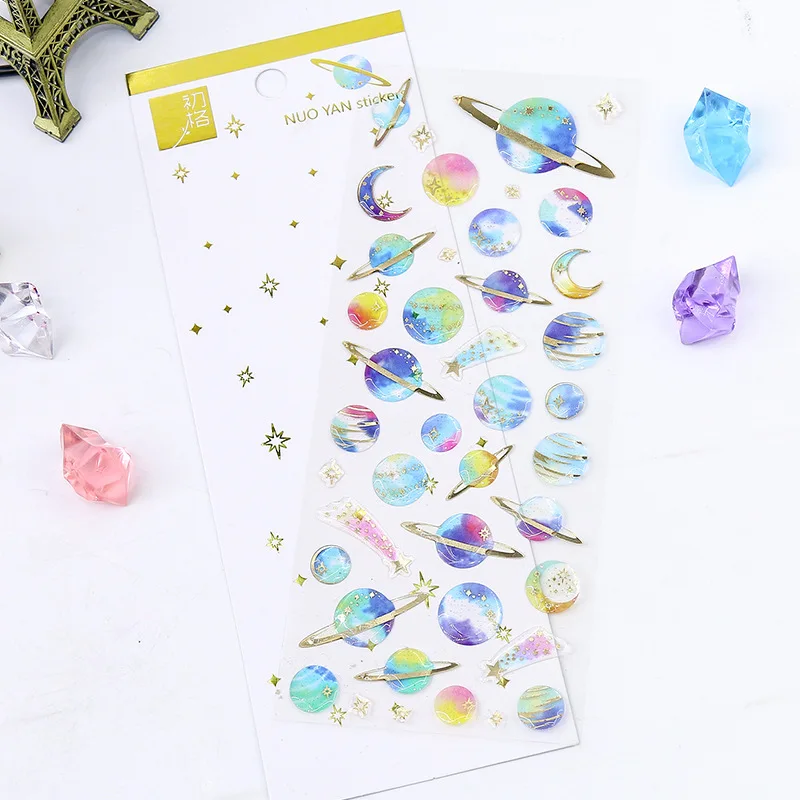Эпоксидная смола звездное небо Сакура единорог Кит декоративные наклейки декор