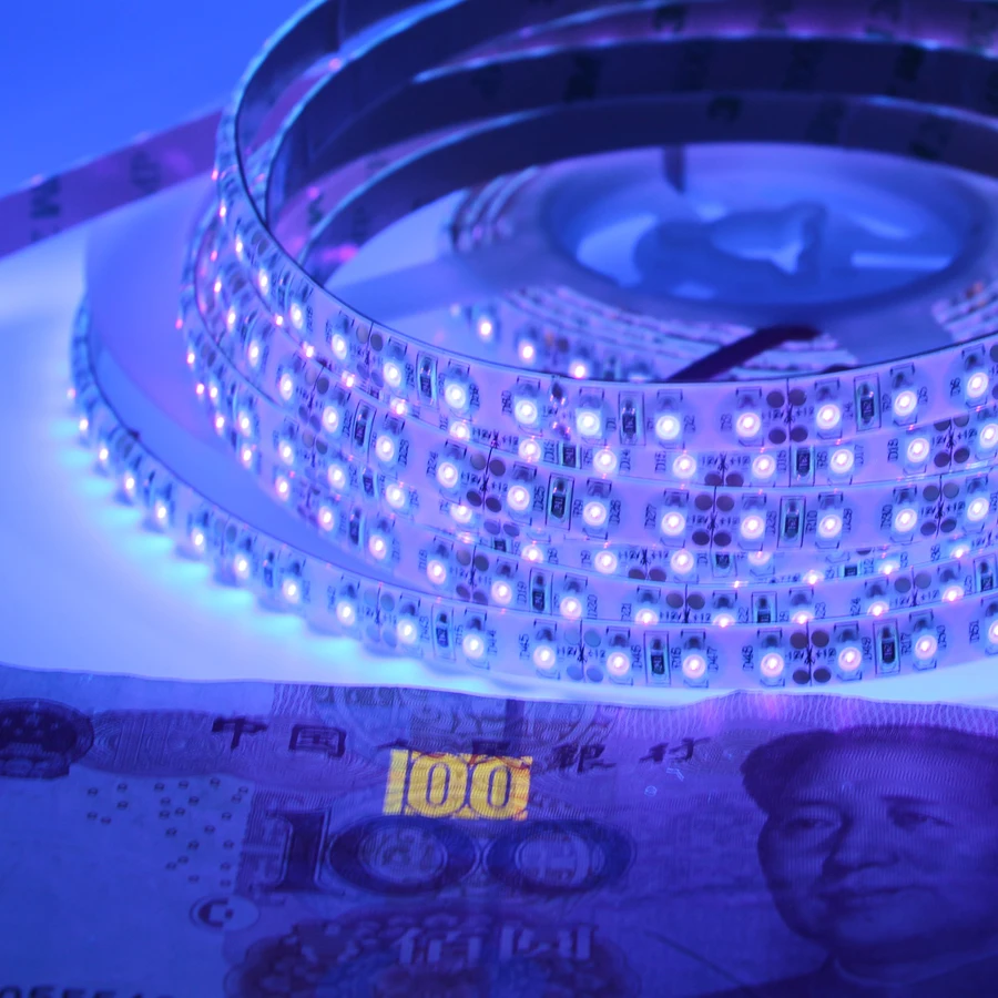1 м 5 Ультрафиолетовый черный светильник SMD 3528 светодиодный led s/m УФ светодиодная