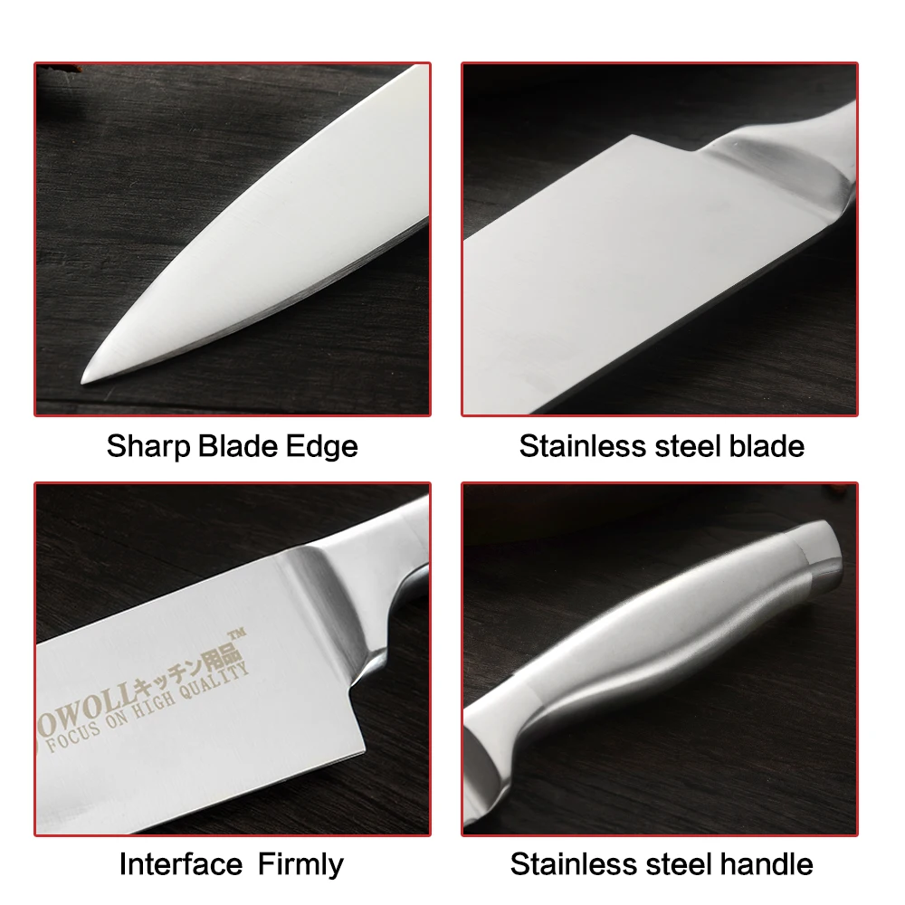 SOWOLL мяса шеф-повар Хлеборезательные Santoku нож для очистки овощей японский Кухня