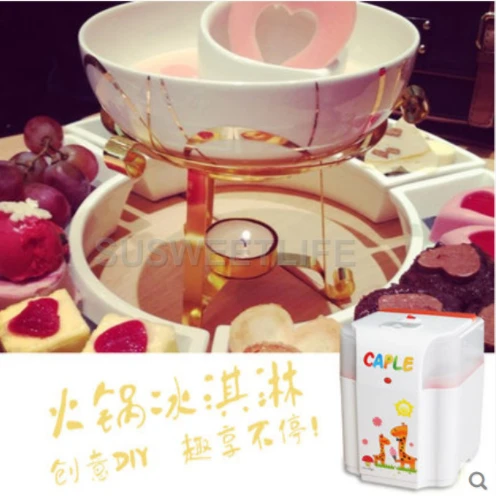 Машина для мороженого автоматическая небольшая машина Фруктового DIY мягкий