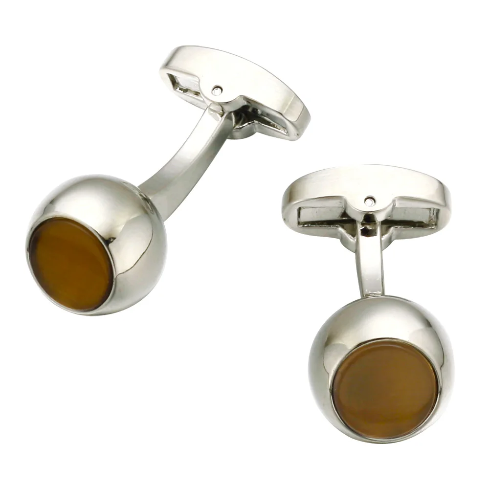 Роскошные запонки в виде кошачьих глаз для мужчин и женщин высококачественные с