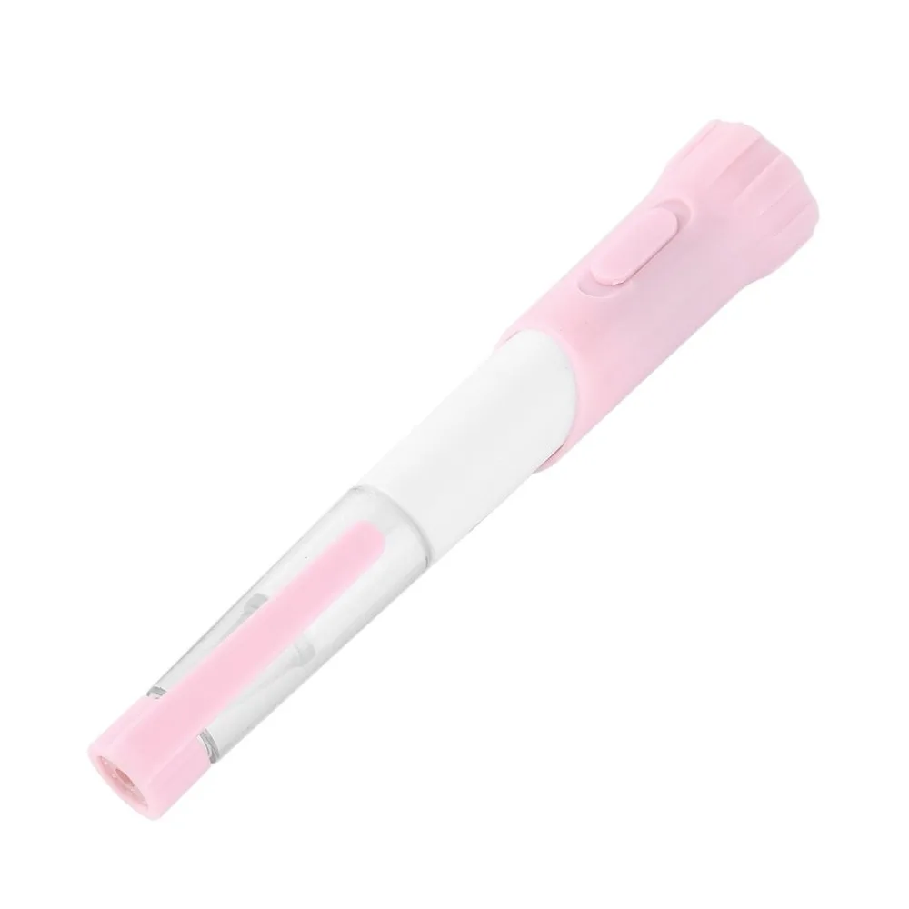 2 in 1 Emergency Flashlight Dual Use LED Pen Ball Point for Students Gift Pink/Green/Blue |
