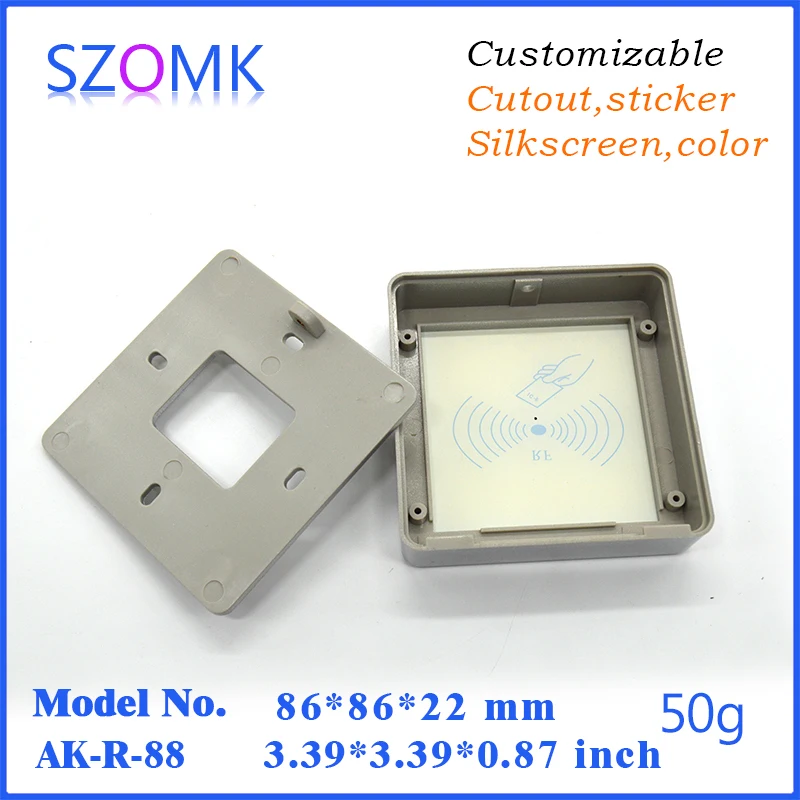 10 шт./лот abs пластиковый корпус для rfid копировального аппарата записываемые