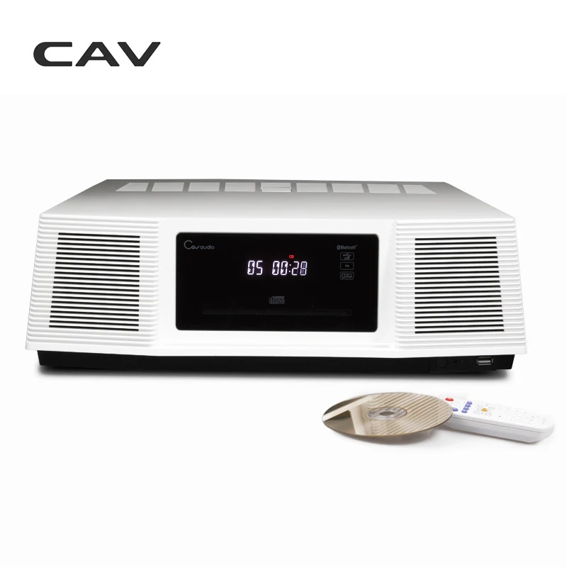 Bluetooth Колонка CAV IH 30 CD MP3 радио плеер USB док станция черный белый 2 0 канала для