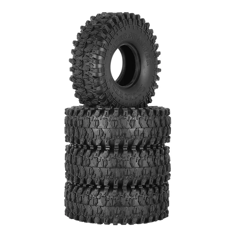 4 шт. 120 мм 1 9 дюйма резиновые шины колесные для 1:10 RC Rock Crawler Axial SCX10 90046 D90 D110 TF2 Traxxas TRX