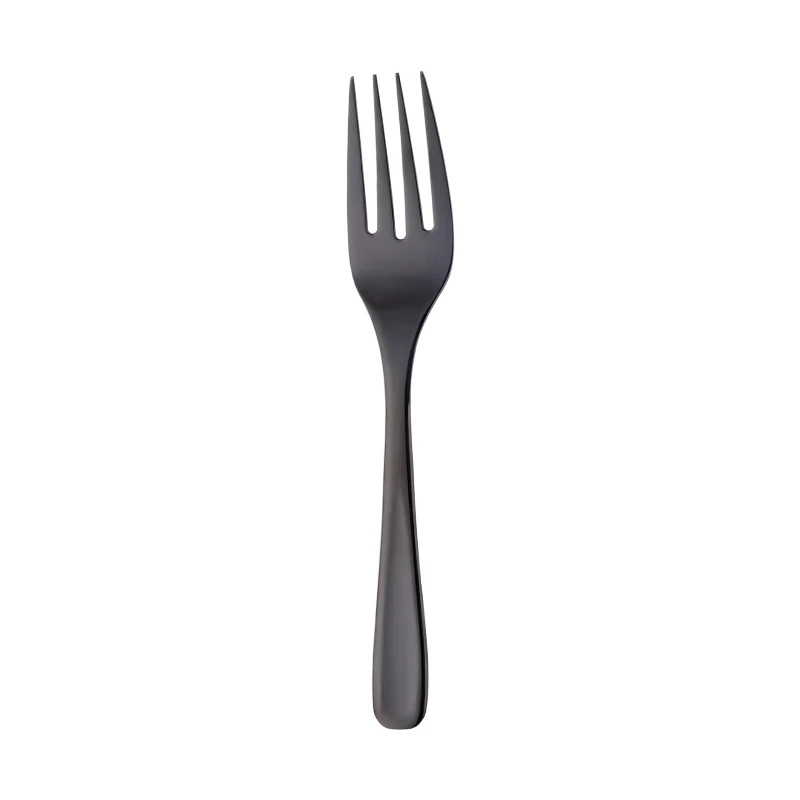 1pcs Salad Fork 1 шт. большой размер из нержавеющей стали высокого качества посуда сервировочные ложки и вилка для салата переливчатая Радуга 8 цветов кухонные принадлежности - Цвет: 1pcs Salad Fork