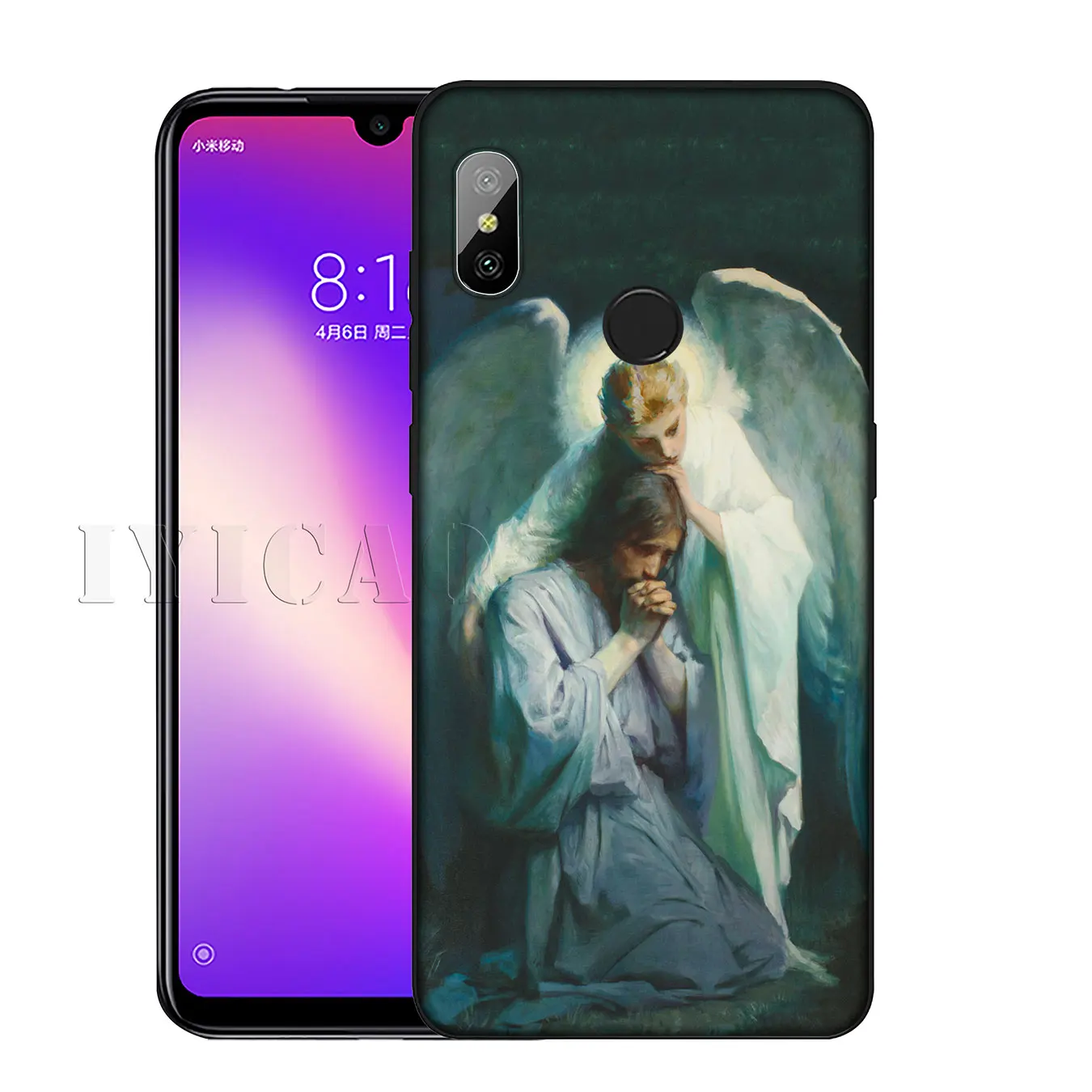 Мягкий силиконовый чехол для телефона IYICAO Divine Mercy Jesus Cross Xiaomi Redmi K30 K20 8A 7A 6A 5A S2 GO Note 8