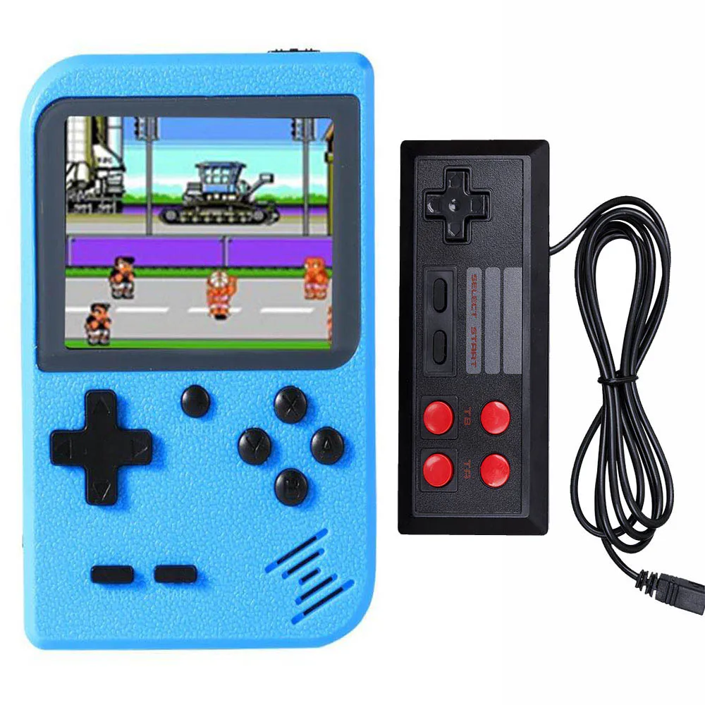 Перезаряжаемая мини ретро портативная игровая консоль 8 бит 2 5 дюймов lcd цветной